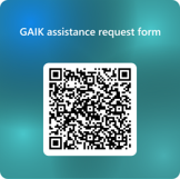 GAIK Assistance Request Form QR Code
